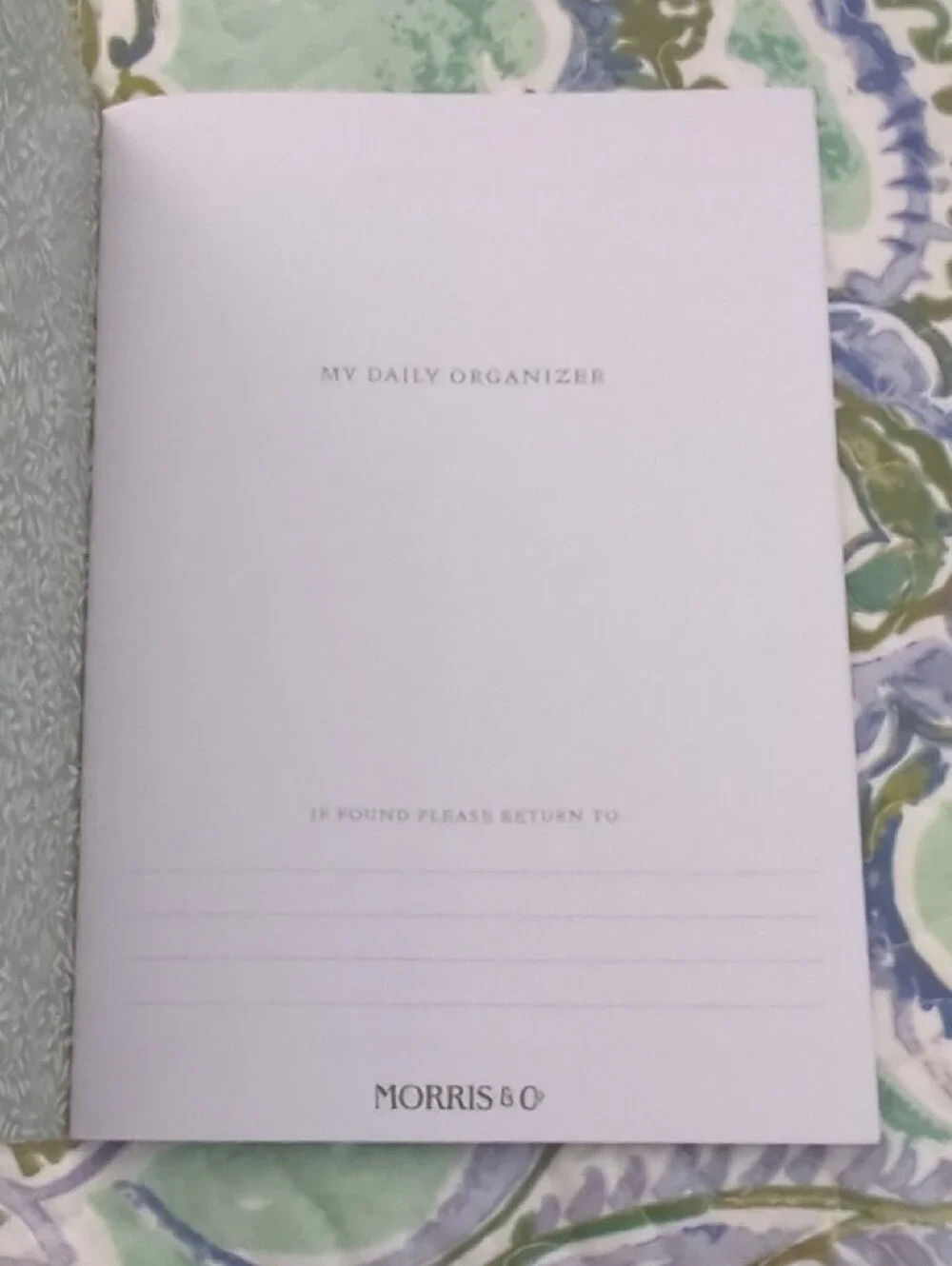 Bundle Of 2 Daily Organizers & Blank Notebook New